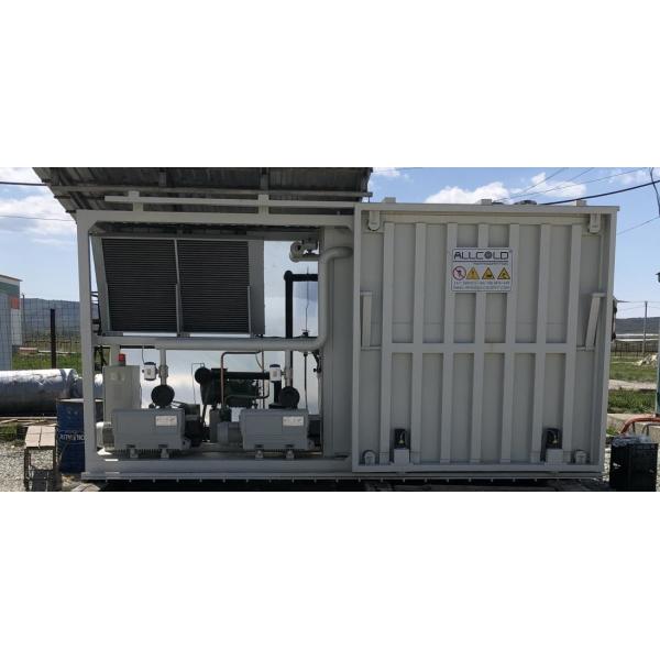 PLC control Compressor Lettuce Vacuum Cooler R404a