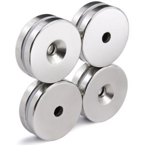 Kellin Neodymium Magnet Disc with Countersunk Pair Magnetized Refrigerator