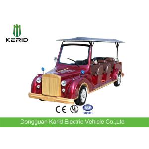 Cheap Customized Color 11 Passengers Electric Sightseeing Bus With Classic Metal Structure for sale