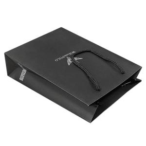 Customized Collapsible Recycled Paper Gift Bags Boutique Paper Bags With Handles