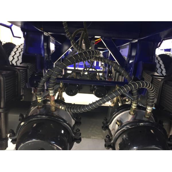 New 3 Axle Lowbed Trailer Transport Bulldozer Lowboy Gooseneck Semi Trailer With Mechanical Suspension