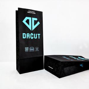 Eco-Friendly Unique Custom Logo Printed Kraft Paper Bag For Food Packaging