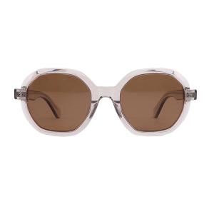 China Women'S Round Acetate Sunglasses Polarized Customize Logo Anti Glare on sale