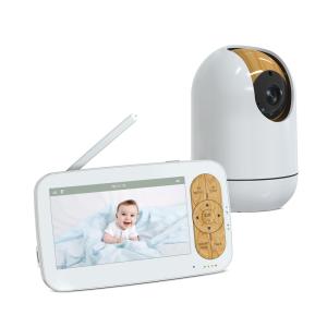 5 Inch Smart Baby Monitor with Pan-Tilt Night Vision and Two-Way Audio