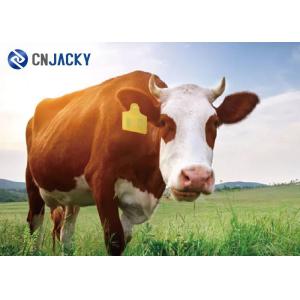 Custom Barcode Animal Goat Rfid Cattle Tag Cow Ear Tag 860-960MHz Passive UHF