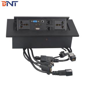 Pre-wired Type Pop Up Conference Table Socket Box with power data outlet
