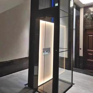 China Microprocessor-Controlled Hydraulic Sightseeing Elevator for Villas on sale