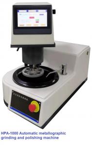 China 6 Samples Plc Control Metallographic Grinding And Polishing Machine Single Disc Automatic on sale