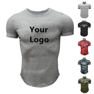 Men Tshirt Custom Printed Sublimation Gym Sport Oversized Tee Blank T Shirt