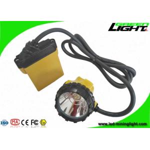 China High Beam Corded LED Mining Light 10.4Ah Samsung Battery 25000Lux IP68 Waterproof on sale