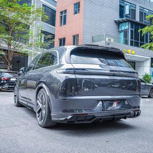 Black ABS Front Lip Side Skirt Diffuser Body BSKT Kit for Lixiang L7 L8 L9 2022