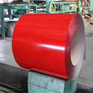 0.12-3mm Red Color Coated Galvanized Sheet Metal Coils For Metal Building