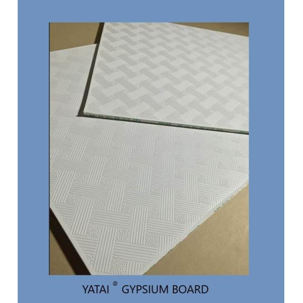 Quality Square Or Tapered Edge PVC Gypsum Board With Class A Fire Resistance wholesale