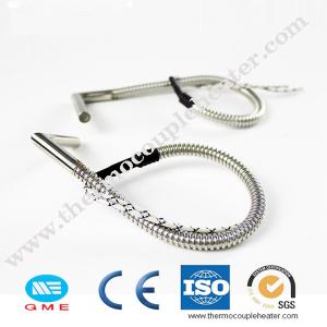 Cheap 100W 110V Electric Cartridge Heater With Angle Lead Wire 203mm For Plastic Machinery for sale