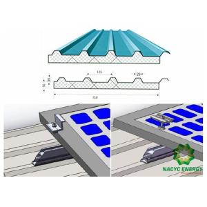 Innovation Design Great Flexibility Metal Roof Solar Mounting Systems With