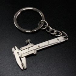 Portable Personalized Metal Keychain Mini Vernier Caliper Measuring Gauging
