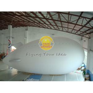 Fireproof Reusable Giant Advertising helium blimp / zeppelin Balloons with PVC