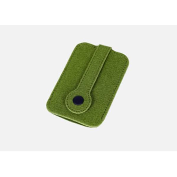 Quality Custom Color Compact Small Felt Bag Comfortable Handling With Pull Out Button wholesale