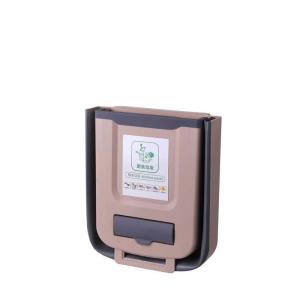 Cans Door Drawer Hanging Folding Waste Bin Handheld Cabinet Portable Wall