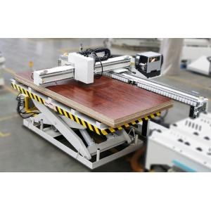 1325 Nesting CNC Router Wood Cutting Machine With Automatic Labeling System For