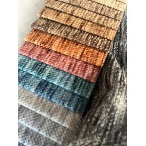 Breathable Embossed Knit Fabric Abrasion Resistant With Easy Maintenance