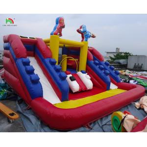 Popular Commercial Inflatable Water Slides with Pool Double Lane Water Slides