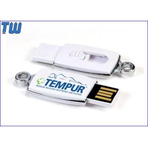 Sliding Key Ring Tag 16GB Thumbdrive Memory Disk Slim Thickness