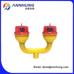 Cheap Low Intensity Aviation Obstruction Light 240VAC L810 Double LED Main &amp; Stand By for sale