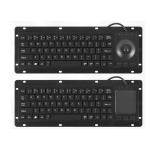 Industrial Computer Keyboard Custom Dust-Proof Black Plastic Keyboard with USB
