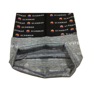 Multifunctional Seamless Wear Scarf , White Multipurpose Bandana Low Fiber