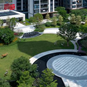 Stainless Steel Park Landscape Sculpture with Custom Deer Shape and Print Method