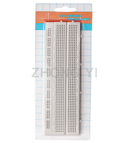 Quality White ABS Metal Soldered Breadboard , Electronic Breadboard Projects wholesale