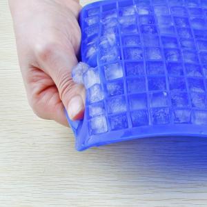 Fancy reusable high quality silicone 160 square ice cube tray