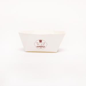 Square Polygonal Bakery Packaging Box Disposable Printed Paperboard Cake Cup