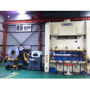 Stainless Steel Trash Can Stamping Shearing Machine / Leveling Feeder