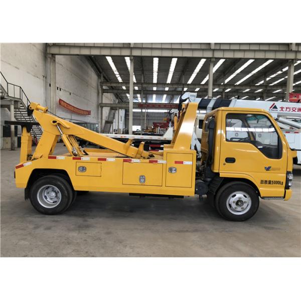 Quality 5 Speed Forward With 1 Reverse 4x2 Drive Tow Truck Wrecker 21m Wire Rope wholesale