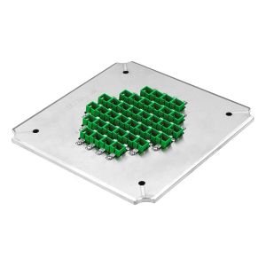 26 Core SC APC Polishing Fixture with APC Return Loss ≥60dB and Insertion Loss