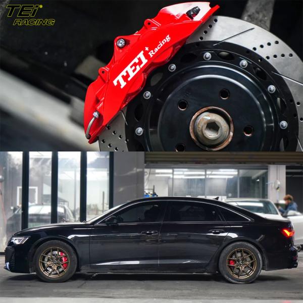 Front Big Brake Kit 4 Piston Caliper With 355x28mm Rotor BBK Auto Brake System