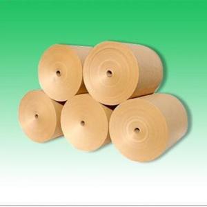 OEM ODM 80gsm Large Kraft Paper Roll Uncoated Brown Anti Collision