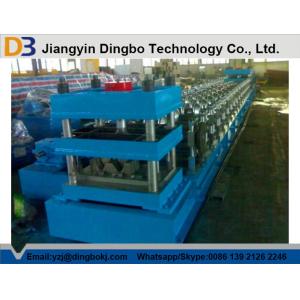 45KW Power High Speed Standard Two Waves Guard Rail Roll Forming Machine for