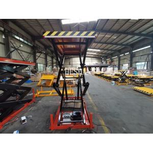 3m Stationary Three Scissors Hydraulic Lift Tables 4000kg Table Lift Mechanism