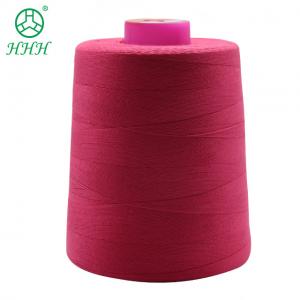 China Durable High Strength 100% Crochet Polyester Cotton Cone Stitching Yarn Sewing Thread on sale