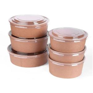 Microwavable disposable take away bowls with lids container paper cups for