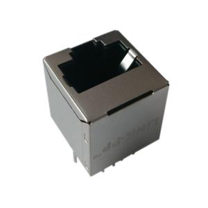 Cheap LPJE6814DNL Vertical RJ45 Jack , 8P8C Shield Top Entry Without Magnetic for sale