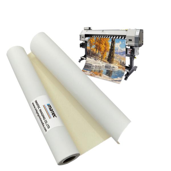 Quality 1.62/1.83/2.0/2.5/3.2m 380gsm High Durability Art Matte Inkjet Poly Cotton Canvas For Eco-solvent Latex UV Printing wholesale