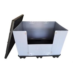 Conpearl Folding Container With Z Fold Design For Food Usage Label Pocket