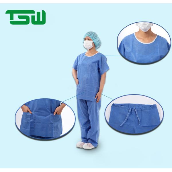 Quality Nonwoven SMS Scrub Suits wholesale