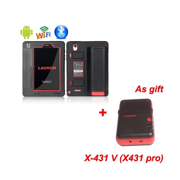 Original X431 V (X431 Pro) + Mini WIFI Printer As Gift Wifi/Bluetooth Tablet