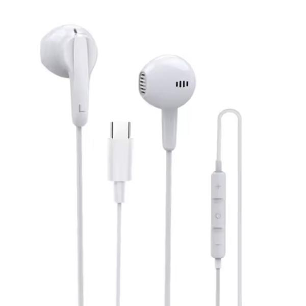 Quality Compact Size Earphone With Type C Cable Opp Bag Package wholesale