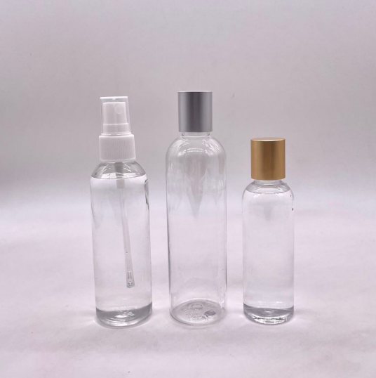 Screen Printing 120mL PET Bottle Plastic Spray Bottles Alcohol Container Custom Color